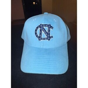 UNC Tar Heels ANCO NCAA Light Blue Baseball Cap Hat Adjustable bling Strapback